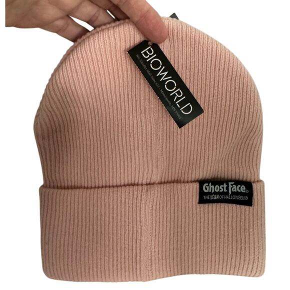 JOHN CARPENTER'S HALLOWEEN GHOST FACE Beanie NWT Unisex OS Fits 14 & UP - Picture 2 of 7